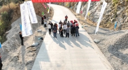 乡村振兴补短板，道路修建展新颜——元阿路主体工程完工